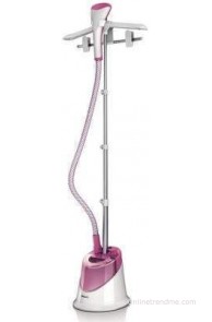 Philips Powerful Garment Steamer Gc 504/35 with 1600 W Power Garment Steamer(White, Pink)